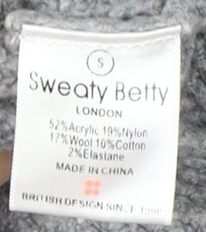 Womens UK Size S Sweaty Betty Grey Pullover Jumper