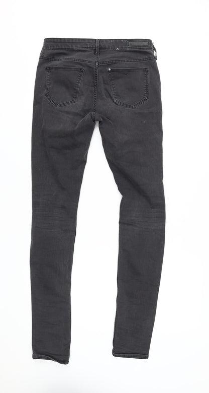 Womens UK Size 12 H&M Regular Fit Skinny Black Jeans