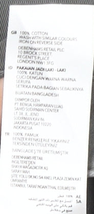 Maine New England Grey Chino Straight Trousers 36S