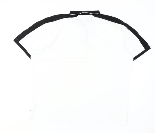 Calvin Klein Men's White Polo 4XL Short Sleeve Golf Shirt