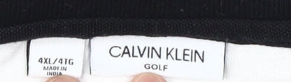 Calvin Klein Men's White Polo 4XL Short Sleeve Golf Shirt