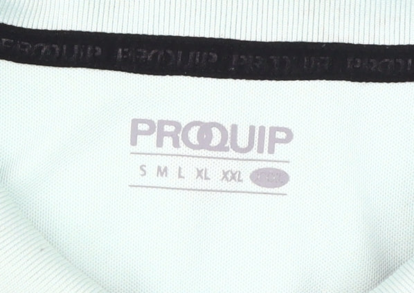 PROQUIP Men's Green Polo Shirt L - Casual Golf Attire