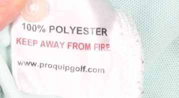 PROQUIP Men's Green Polo Shirt L - Casual Golf Attire