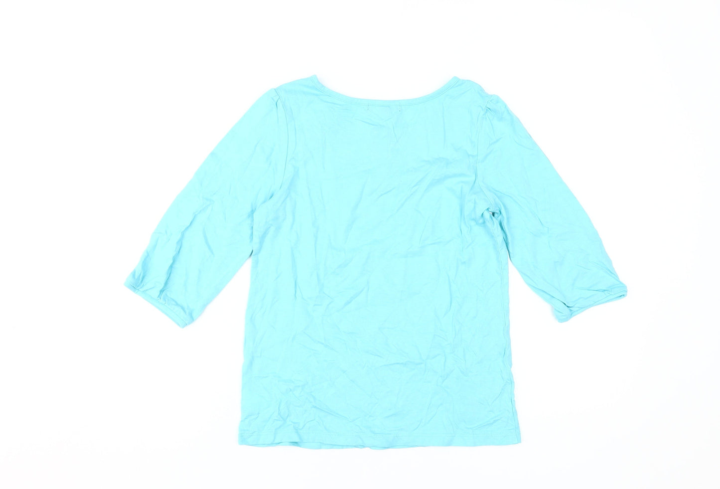 GapKids Girls Blue Embroidered Blouse Size L, 10-11 Years