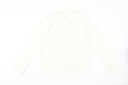 Womens UK Size 12 Jack Wills White Pullover Sweatshirt