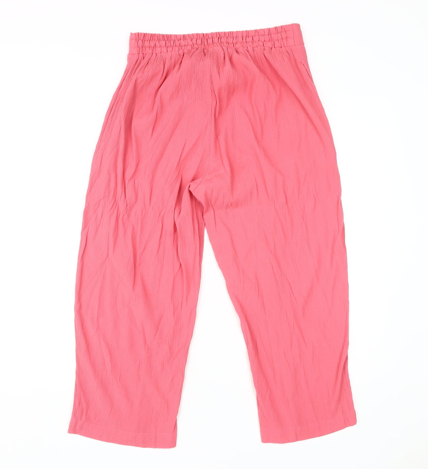Womens UK Size UK 14 Damart Relaxed Fit Casual Pink Trousers