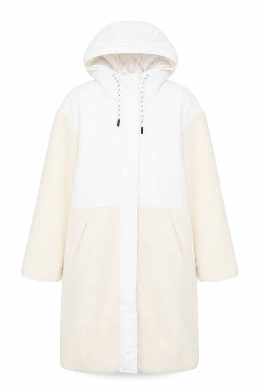 Womens UK Size XS H&M White Puffer Jacket