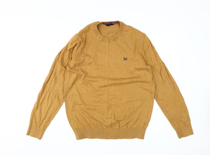Crew Clothing Men's Brown Pullover Jumper L