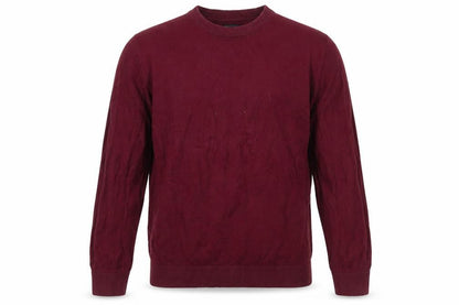 Gap Men's Red Pullover Jumper, L, Crew Neck Cotton Knit