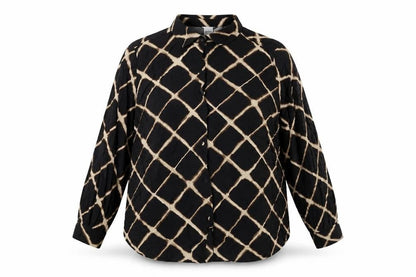 Womens UK Size 20 Anko Black  Button-Up