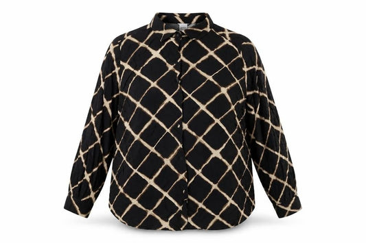 Womens UK Size 20 Anko Black  Button-Up