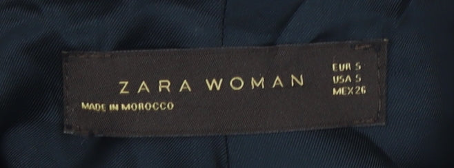 Womens UK Size 8 Zara Beige Overcoat