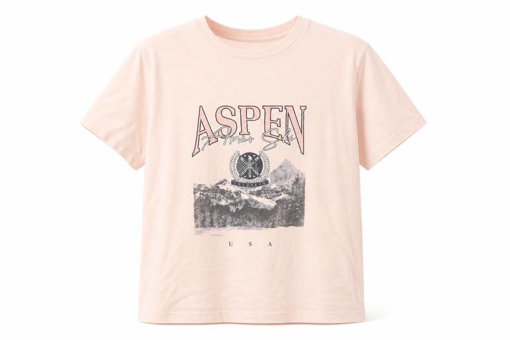 Womens UK Size 6 ASOS DESIGN Pink Basic T-Shirt