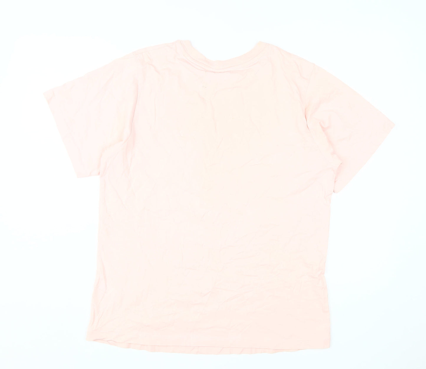ASOS DESIGN Women Pink T-Shirt Size 6 Classic Fit