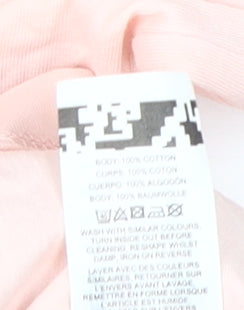 ASOS DESIGN Women Pink T-Shirt Size 6 Classic Fit