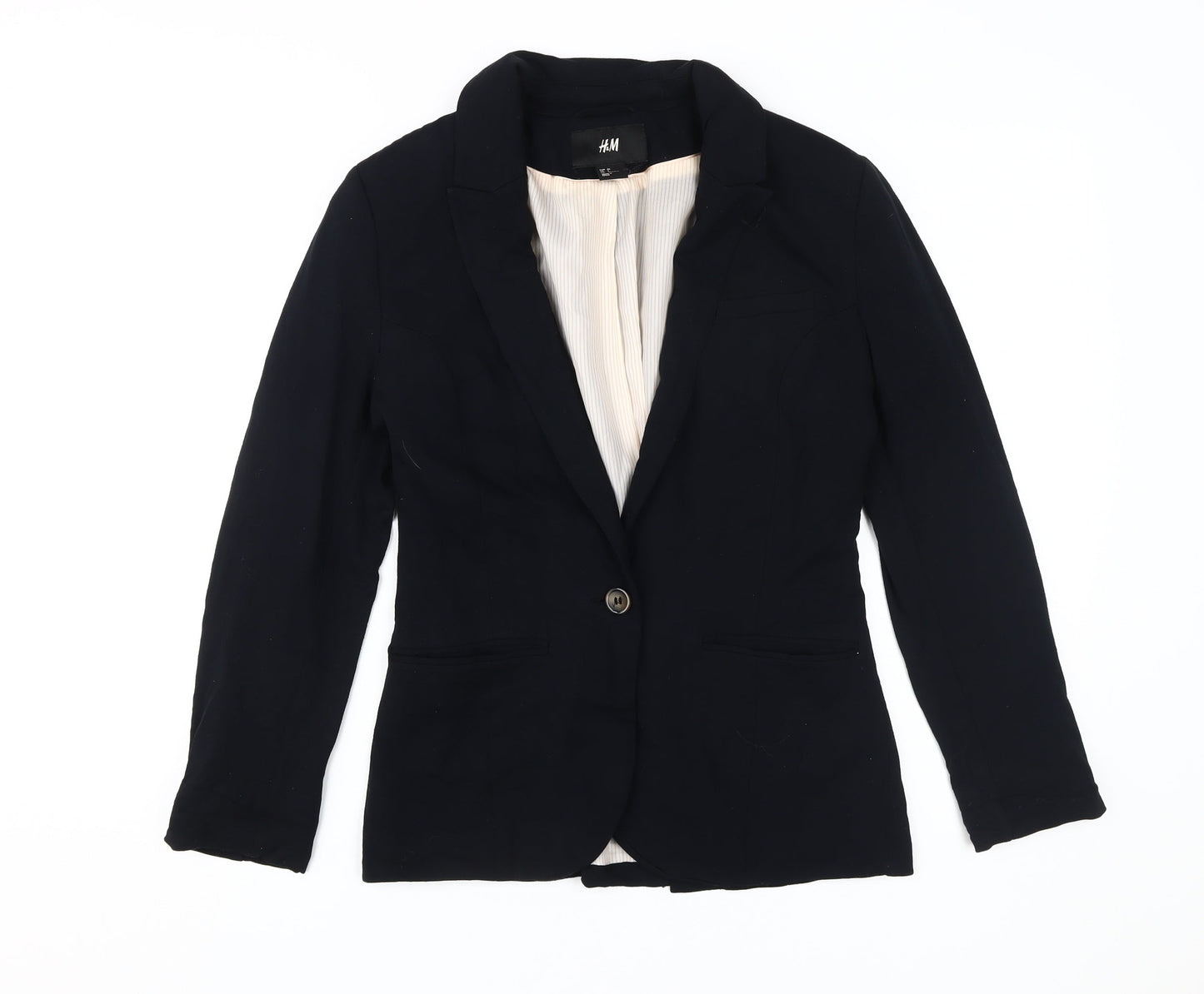H&M Women's Black Suit Jacket, Size 8, Business Wear