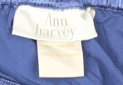 Ann Harvey Women's Blue Long Skirt Size 16