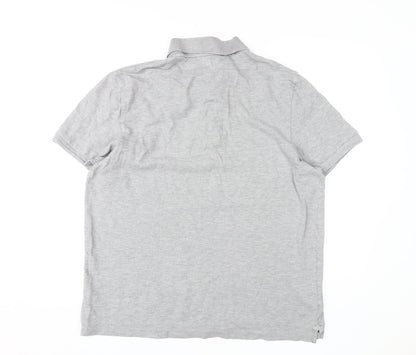 John Lewis Men's Grey Polo Shirt Size L