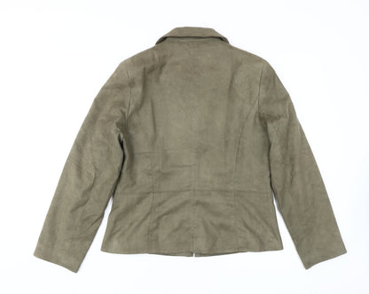 Womens UK Size 14 BHS Green Basic Jacket