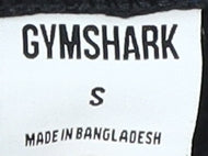 Gymshark Men's Black Joggers, Size S, Cotton Blend