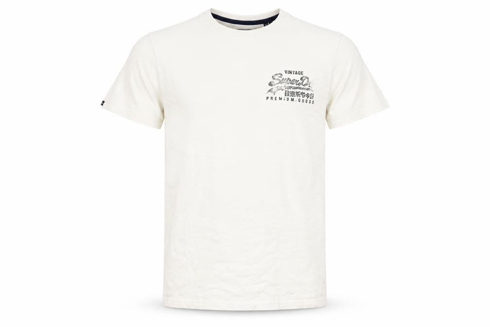 Mens UK Size S Superdry White  T-Shirt