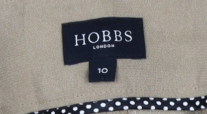 Hobbs Beige Straight Leg Women's Trousers Size 10