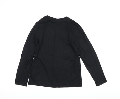 Xbox Boys Black Graphic Long Sleeve T-Shirt Size 146