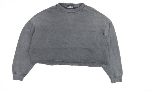 Womens UK Size 10 ASOS Grey Pullover Sweatshirt