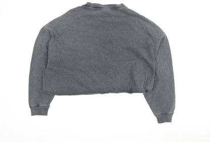 Womens UK Size 10 ASOS Grey Pullover Sweatshirt
