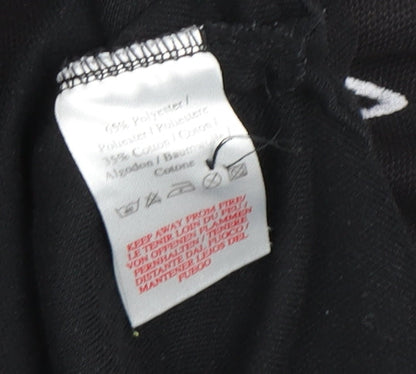 Umbro Men's Black Polo Shirt M Short Sleeve Logo