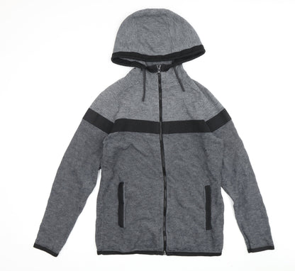 Mens UK Size S NEXT Grey Full Zip Hoodie
