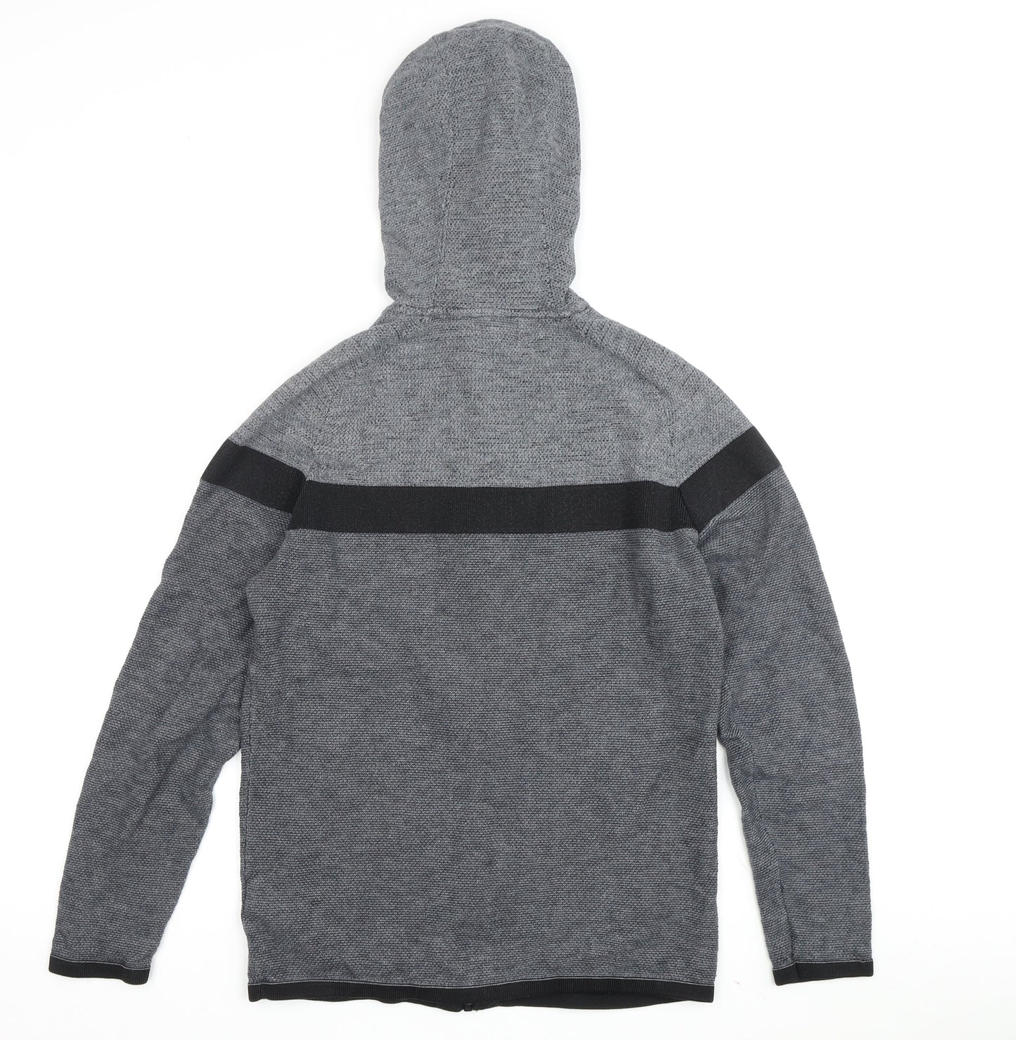 Mens UK Size S NEXT Grey Full Zip Hoodie