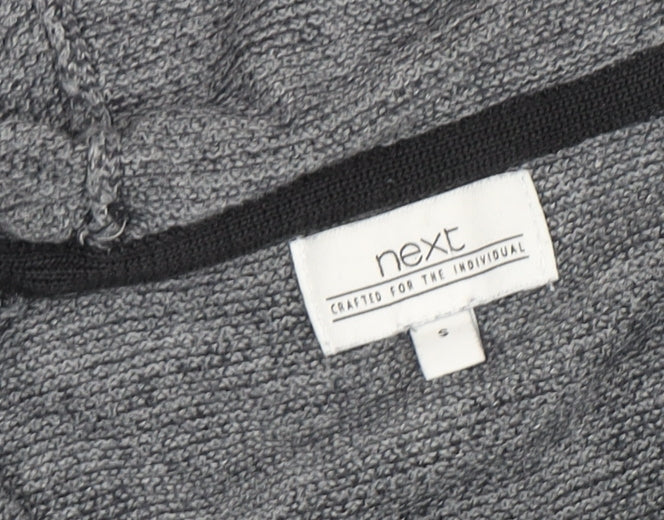 Mens UK Size S NEXT Grey Full Zip Hoodie
