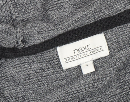Mens UK Size S NEXT Grey Full Zip Hoodie