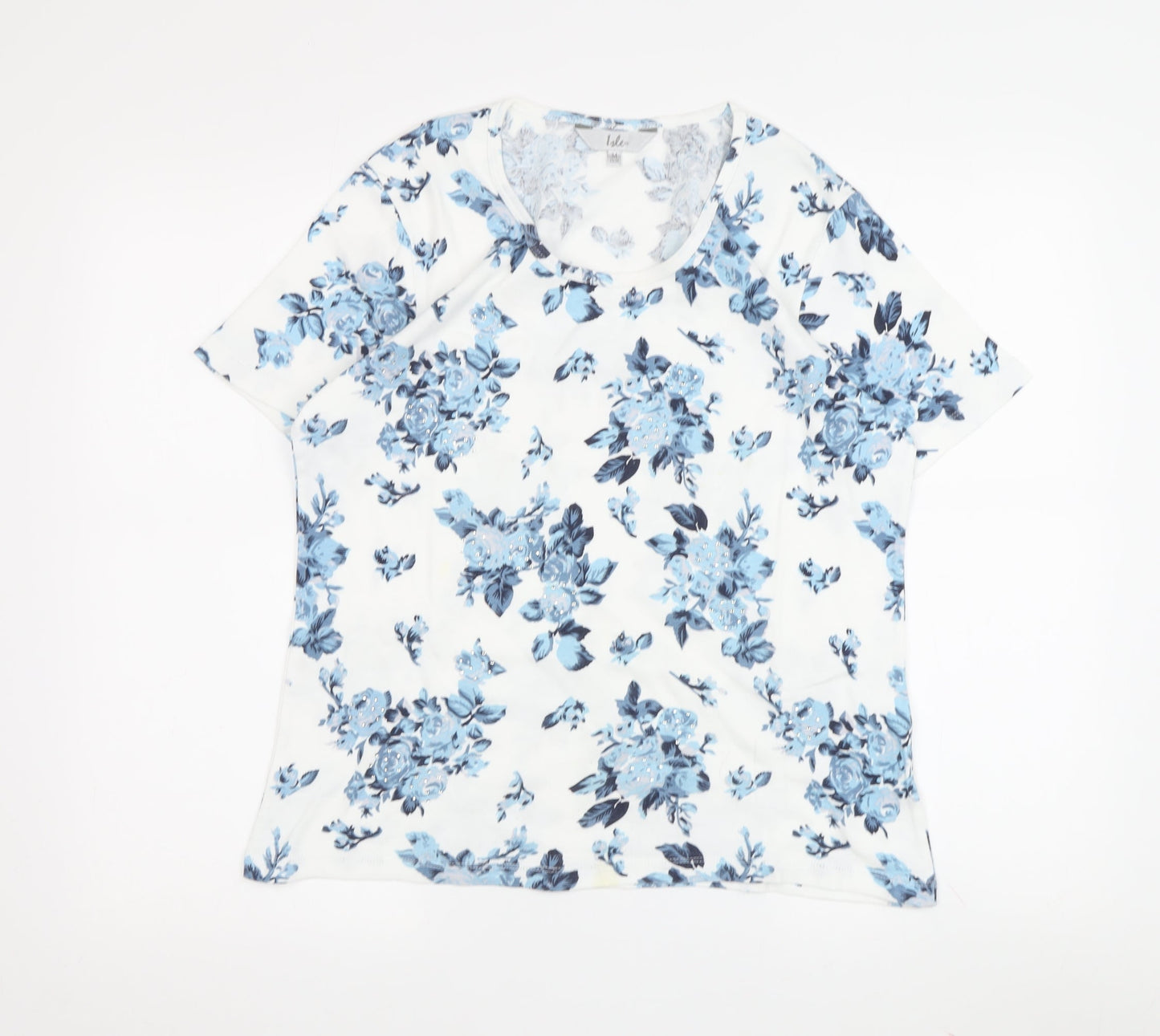 Isle Women’s M Floral White T-Shirt