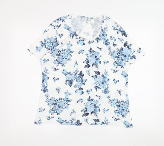 Isle Women’s M Floral White T-Shirt