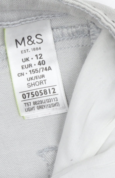 Womens UK Size 12 Marks and Spencer  Skinny Grey Jeans