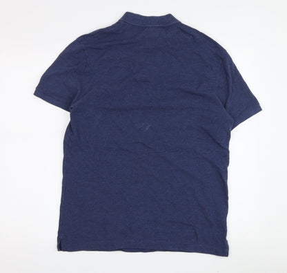 Lacoste Men's Blue Slim Fit Polo Shirt L