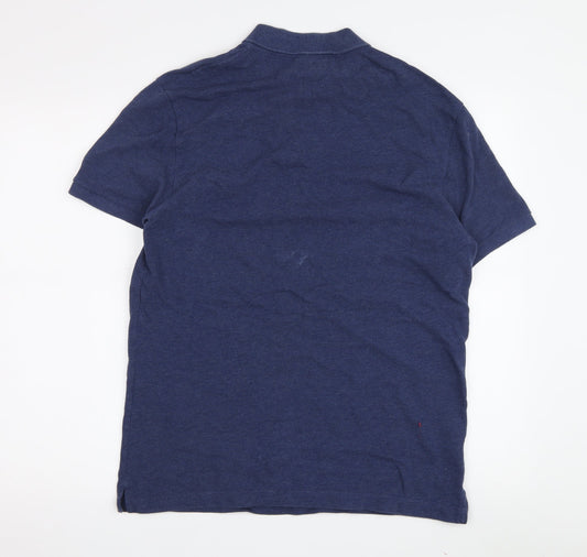 Lacoste Men's Blue Slim Fit Polo Shirt L