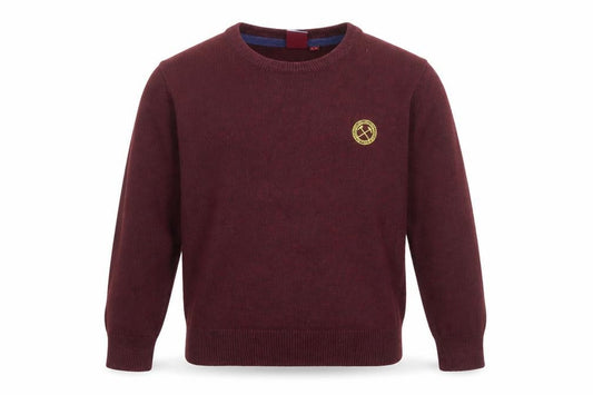 West Ham United Boys Red Pullover Jumper 7-8 Years