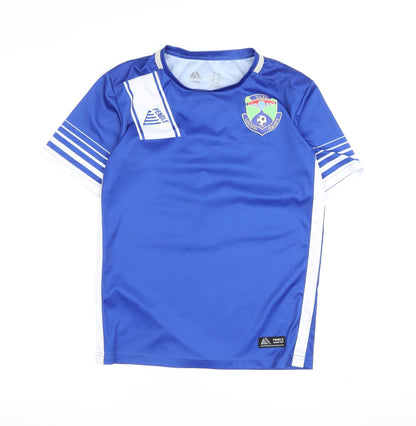 Pendle Boys Blue Football Jersey T-Shirt Size S