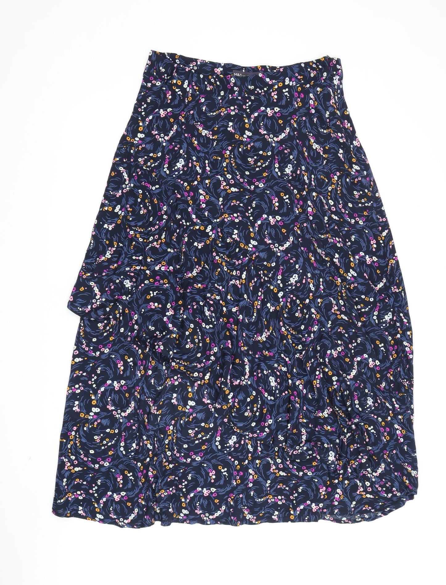 Marks and Spencer Women's Floral A-Line Long Skirt, Size 12