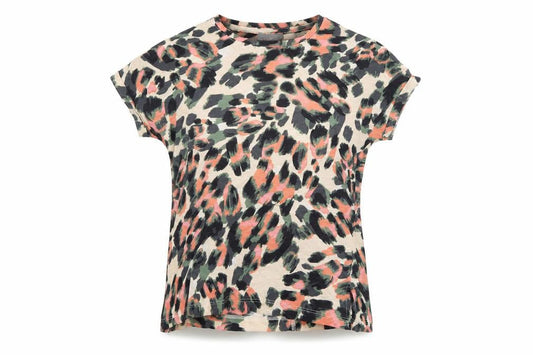 Front view of Principles Women's Multicoloured Animal Print T-Shirt, size 10