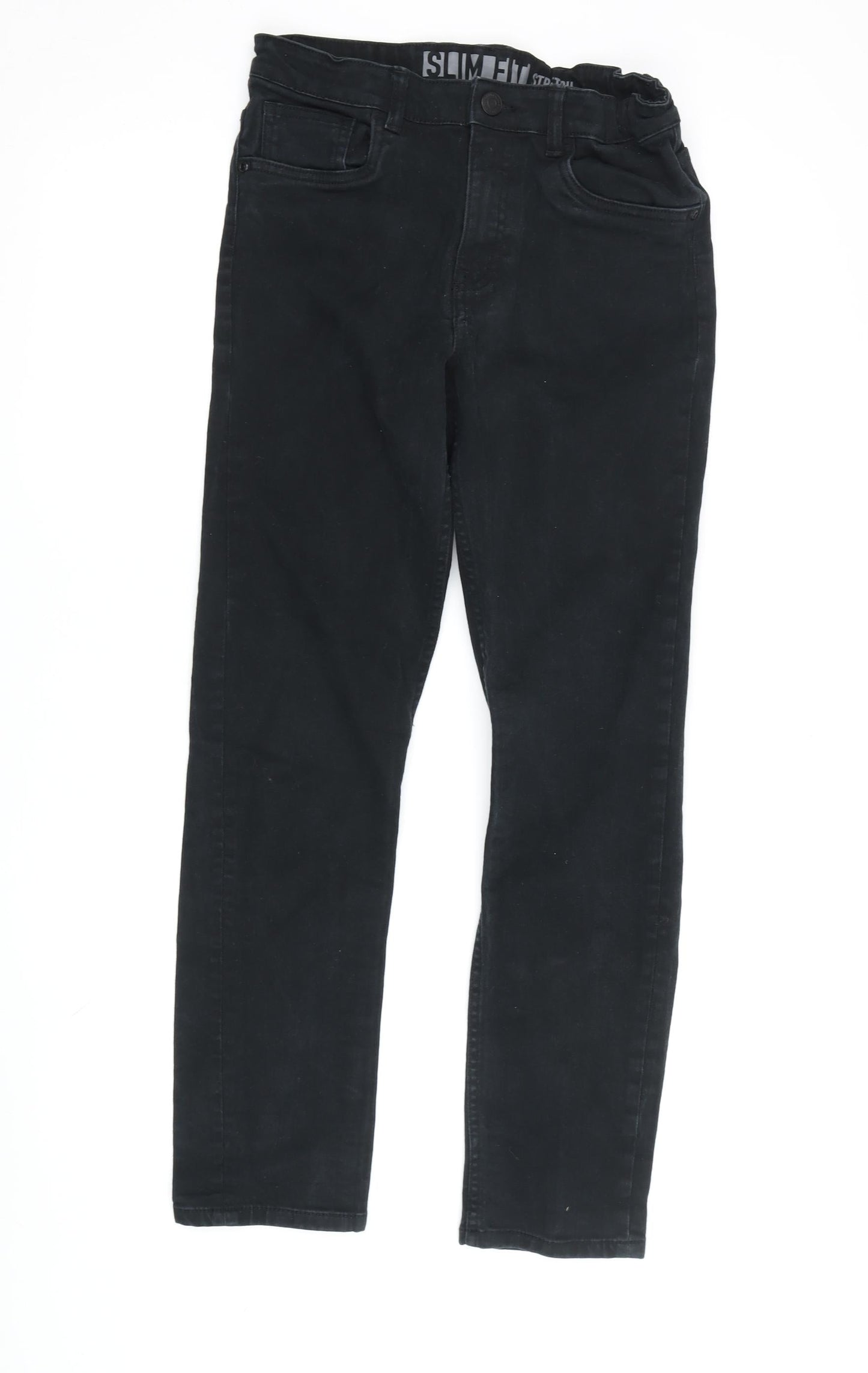 Teenss UK Size 12-13Y H&M Slim Fit Slim Black Jeans