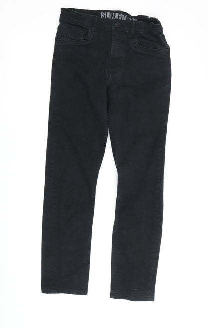 Teenss UK Size 12-13Y H&M Slim Fit Slim Black Jeans