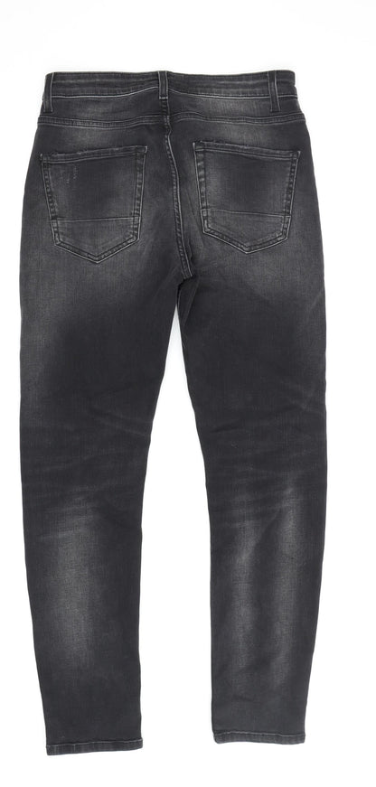 Next Men's Black Skinny Jeans Size 28S