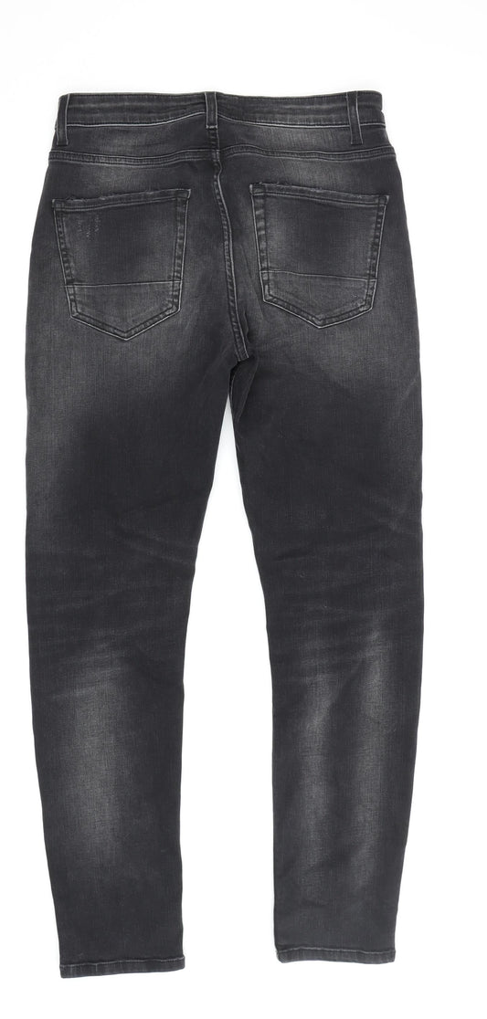 Next Men's Black Skinny Jeans Size 28S