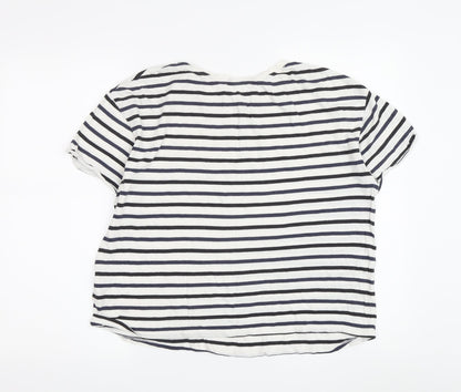 X21 Lee Women's Striped T-Shirt S Cotton Multicoloured