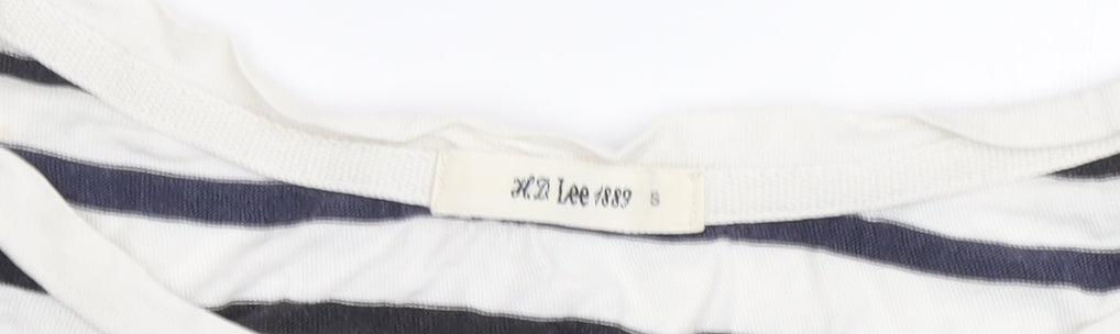 X21 Lee Women's Striped T-Shirt S Cotton Multicoloured