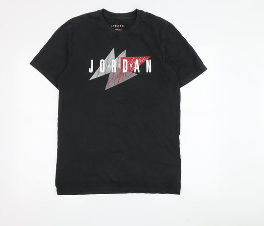 Jordan Men's Black Graphic T-Shirt S